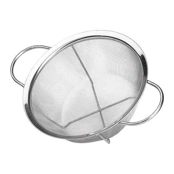 Дуршлаг 25 см с двумя ручками из нержавеющей стали Киев