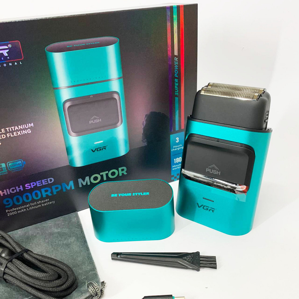 Мужская бритва на батарейках VGR, Хорошая электробритва для бороды, Электробритва мужская беспроводная AI-86 Львов - изображение 4