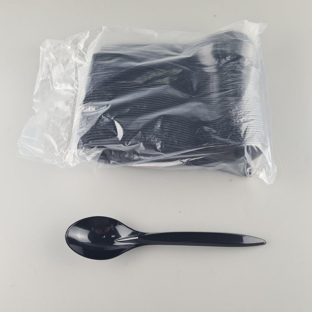 Ложка 180мм Черная Премиум Андрекс (100 шт) Харьков - изображение 1