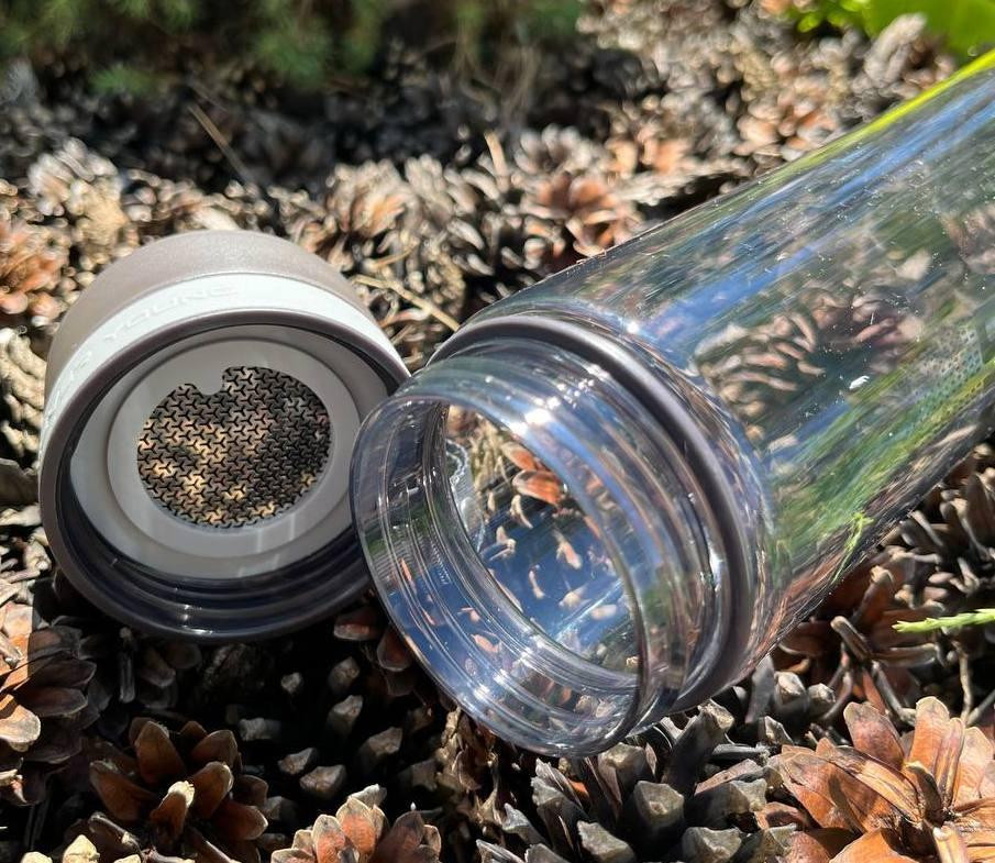 Пляшка для води CASNO 1000 мл KXN-1111 Сіра Кам'янське - фото 6