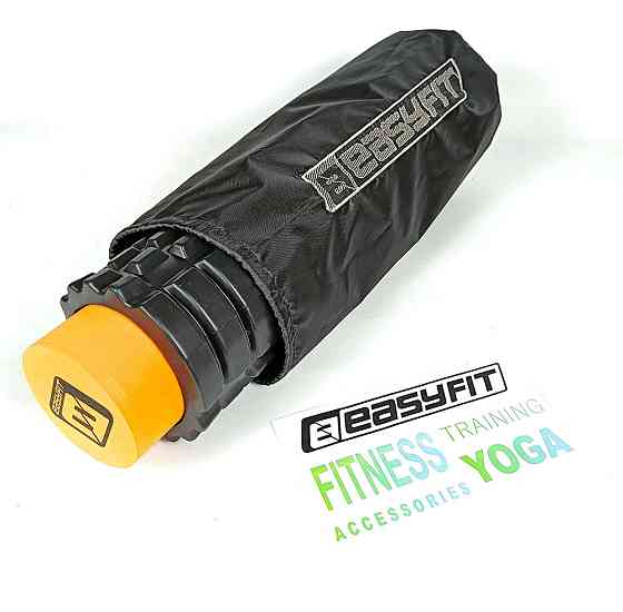 EasyFit Масажний ролик EasyFit PRO Active 33 см подвійний Київ