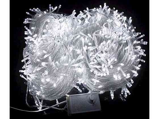 Гірлянда 500LED Білий 28м прозорий провід ТМ КИТАЙ Київ