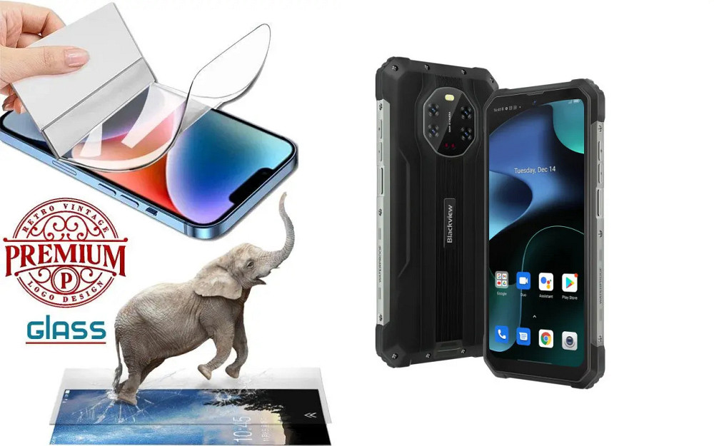 Полиуретановая пленка Blackview BV8800, BV8800 Pro, Premium, толщина 0,2 мм Киев - изображение 1