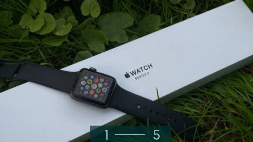 Смарт - Часы: Apple Watch 3 , 38mm. Case Space Glay Aluminium Идеал Series. Киев - изображение 1