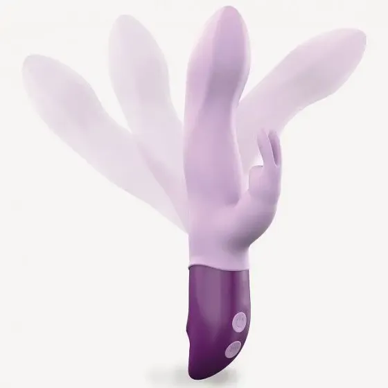 Вібратор-кролик Love To Love Hello Rabbit Violet з гнучким стовбуром і стимуляцією точки G, 2 мотори Львов