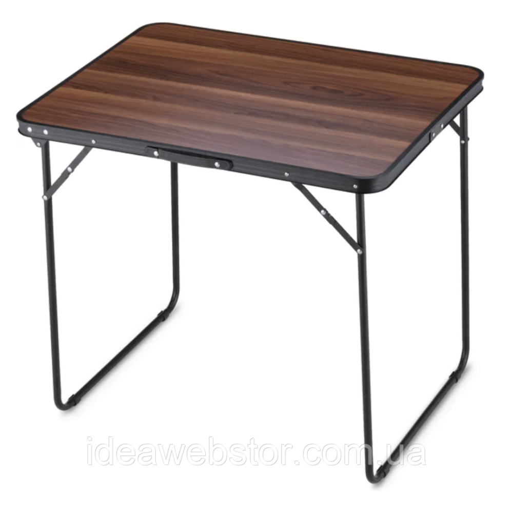 Кемпінговий стіл Outtec 80x60x70см розкладний коричневий Київ - фото 2