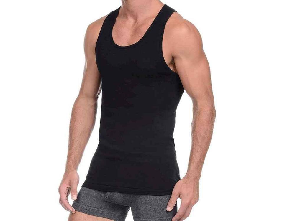 Майка чорний чорна чол р.2XL ТМ Узбекистан Київ - фото 1
