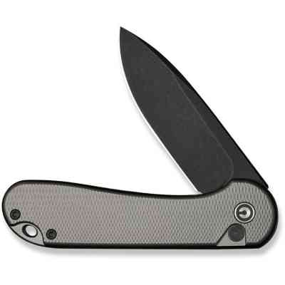Нож Civivi Button Lock Elementum II, Grey Aluminum, Darkwash (C18062PD-1) Винница