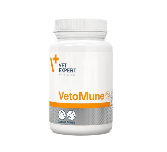 Пищевая добавка Vet Expert VetoМune(ВетоМун) для поддержания иммунитета у кошек и собак 60 капсул Винница