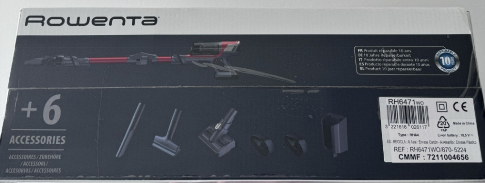 Акумуляторний Вертикальний Ручний Пилосос ROWENTA X-PERT 6.60 Smart. Харків - фото 2