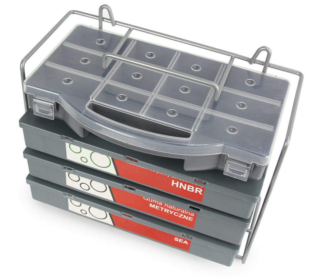 Набор резиновых уплотнительных колец 4 лотка 900 шт Mar-Pol (M66453) Нововолынск - изображение 3