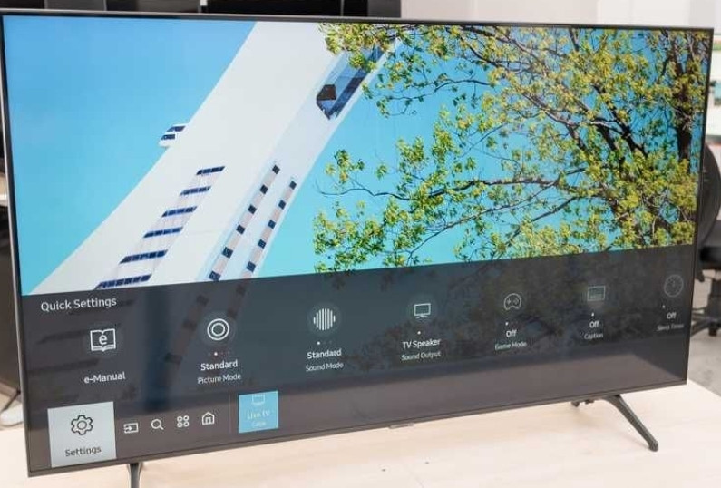 55" Безрамний 4К Smart Український,UHD Samsung 55AU7100 Харків - фото 1