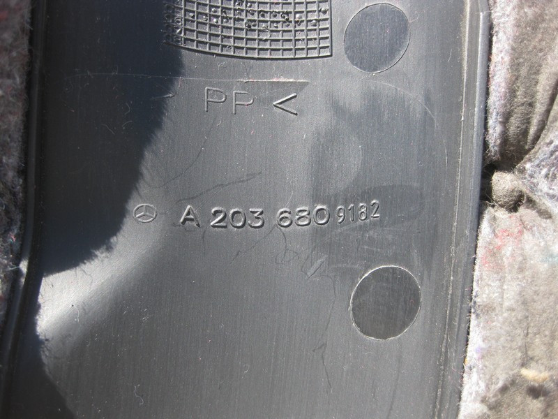 Mercedes-Benz  A2036809182 Ліва нижня накладка - кришка панелі приладів - торпеди C-Class W203 CLC Sportcoupe C203 CLK C209 Одесса - изображение 5