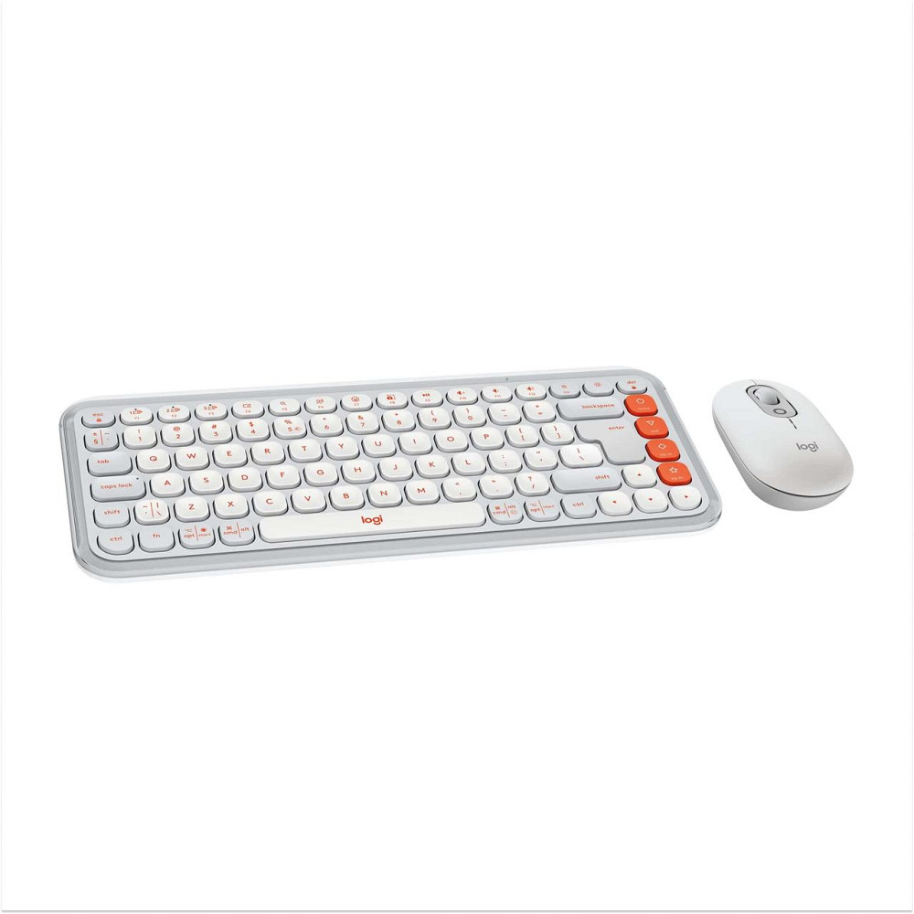 Комплект бездротовий (клавіатура, миша) Logitech Pop Icon Combo Off White (920-013141) Білий Харьков - изображение 15