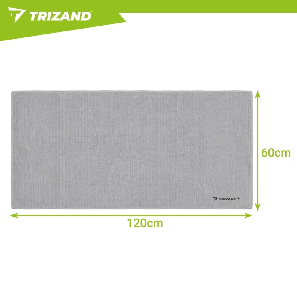 Туристичний рушник швидковисихаючий 120×100 см із чохлом Trizand (27460) Нововолинськ - фото 7