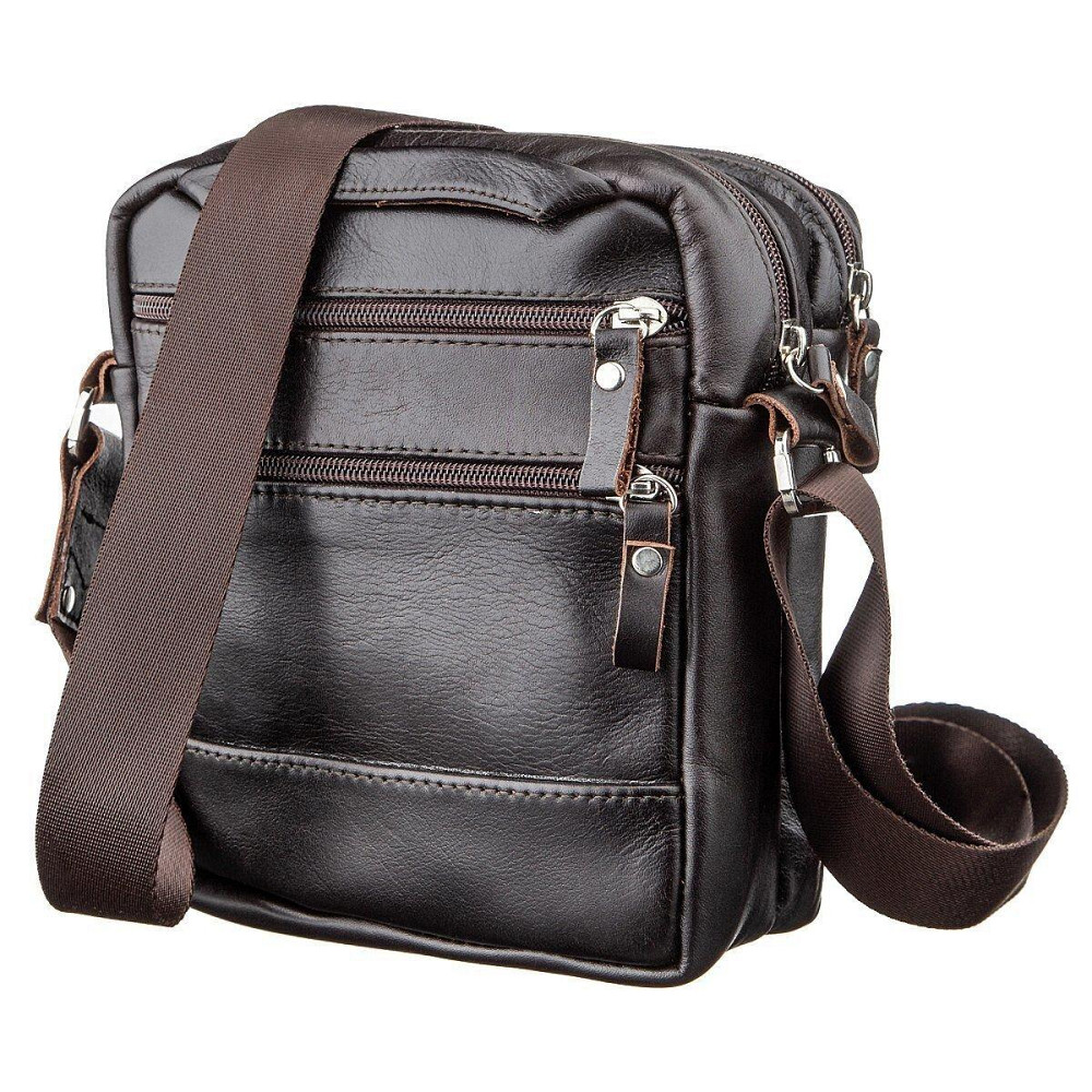 Сумка чоловіча SHVIGEL 11142 Коричнева Київ - фото 7