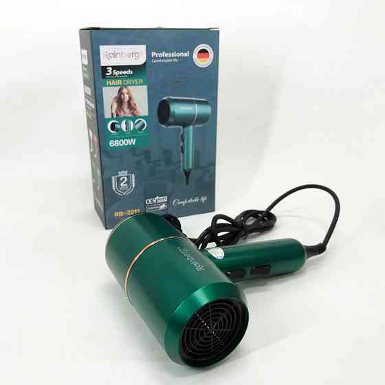 Профессиональный фен с ионизацией и термозащитой Rainberg, Хороший электрический фен KF-41 Львов