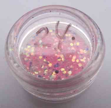 Прикрашання для дизайну нігтів "Брокард", колір блідо рожевий хамелеон Київ