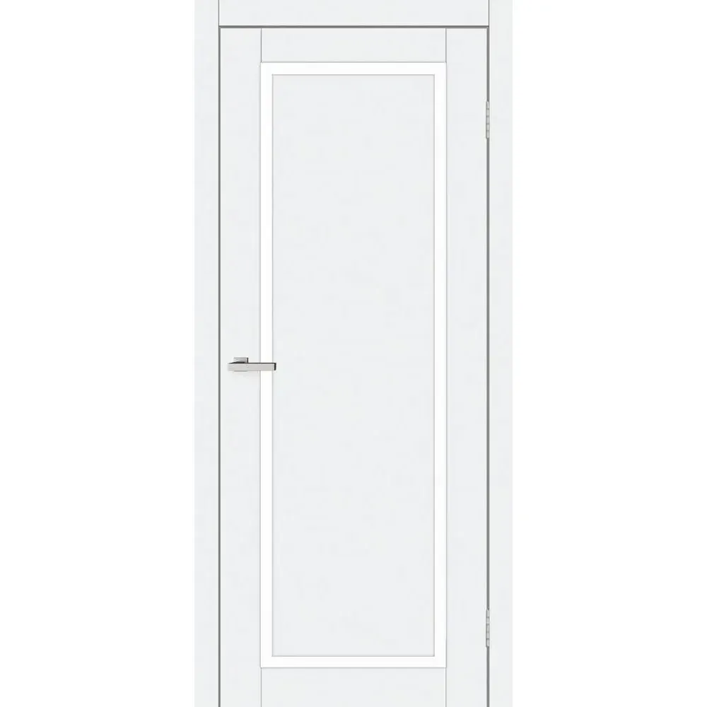 Межкомнатные двери Омис Doors Смарт С 090 G Эмалит белый 600х2000 мм Киев - изображение 1