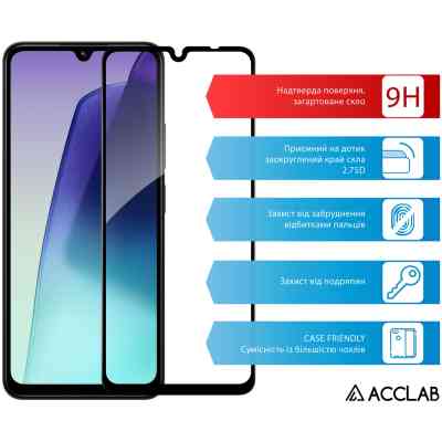 Скло захисне ACCLAB Full Glue Xiaomi Redmi 14C Black (1283126598838) Вінниця