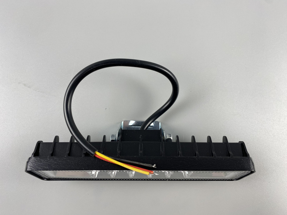 Фара LED прямокутна 18W 6000K (16 діодів) протитуманна багатофункціональне додаткове освітлення Мукачево - фото 9