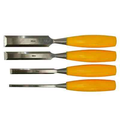 Стамеска Sigma 4шт (6, 12, 18, 25мм) пластиковая ручка (4326231) Винница