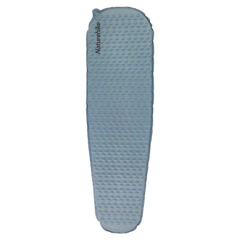 Матрац туристичний надувний одномісний  Naturehike CNK2300DZ013, 185x55x3.5 см, блакитний, овальний Київ - фото 1