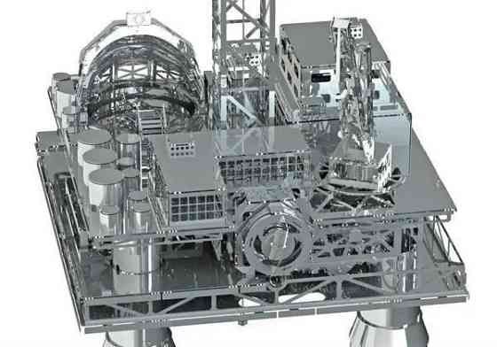 Колекційна модель-конструктор Metal Time Treasure Finder Нафтова платформа механічна (MT008) Харків