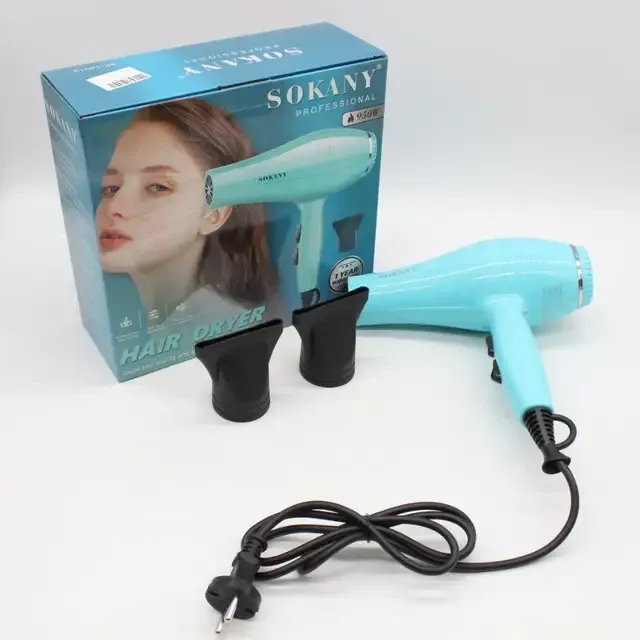 Фен для волосся Sokany SK-14013 950 Вт з 2 швидкостями, 2 температурними режимами та петлею для підвішування Одеса - фото 1