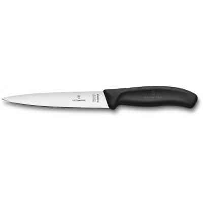 Кухонний ніж Victorinox SwissClassic Filleting Flex 16 см Black (6.8713.16B) Вінниця