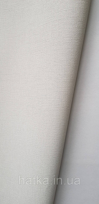 Обои виниловые на флизелине A.S.Creation UNITA 1.06x10 однотонные плд ткань лен матовые молочные Киев - изображение 2