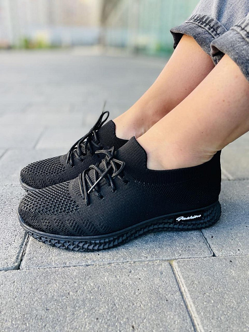 Fashion Кросівки жіночі FASHION 324-558 чорні (літо, сітка) (5085) Коломыя - изображение 5
