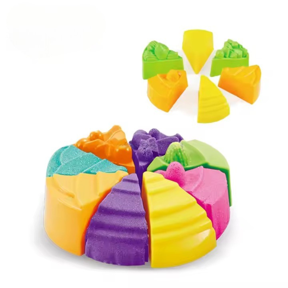 Набір кінетичний пісок маса для ліплення для дітей “Торт і печиво” для творчості з формами для ліплення Кам'янець-Подільський - фото 5