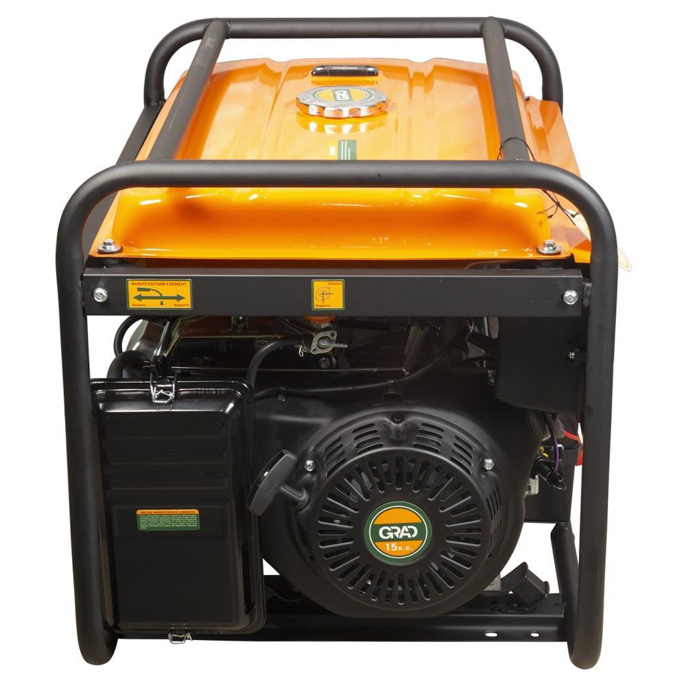 Генератор бензиновый 220В 7.0/7.5кВт 4-х тактный электрозапуск GRAD (5710985) Ровно - изображение 7
