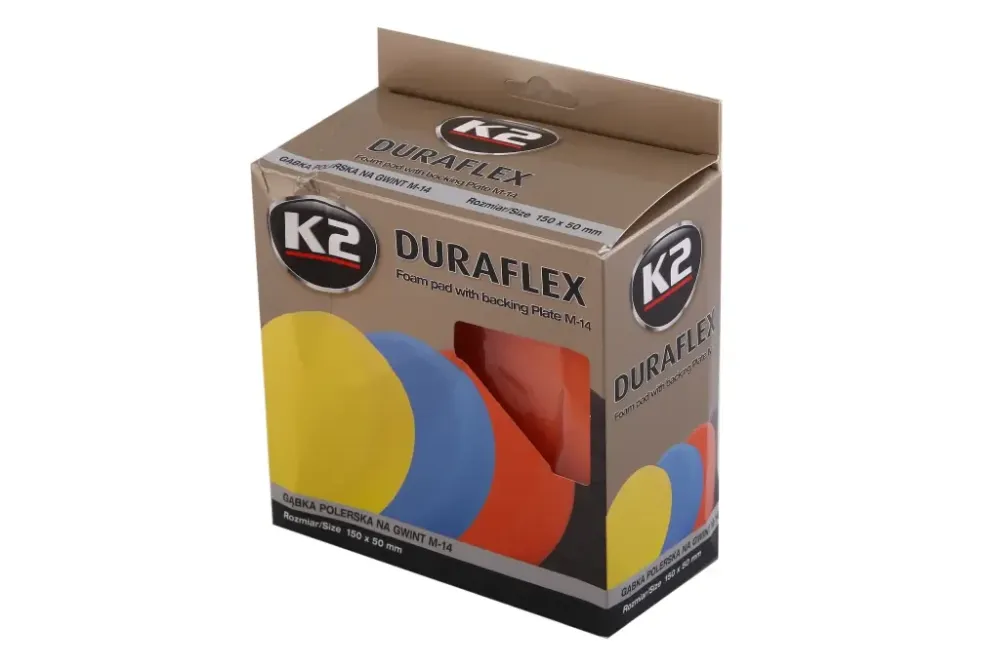 Круг полировальный GP150 K2 Duraflex под резьбу М14 оранжевый Винница - изображение 3