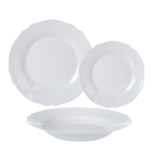 Сервіз столовий Louis XV White 18 предметів 6840744 Luminarc Житомир - изображение 1