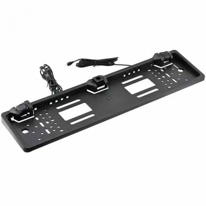 Автомобільна рамка для номера R315 з камерою заднього виду та датчиком паркування Вінниця - фото 2