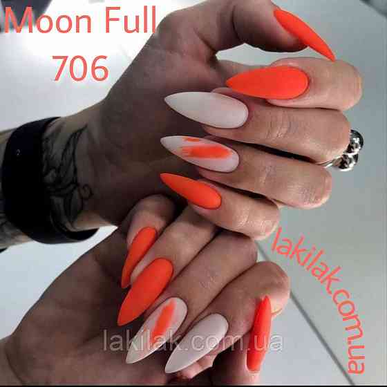 Гель-лак Moon Full Neon №706 кораловий 8 мл Херсон
