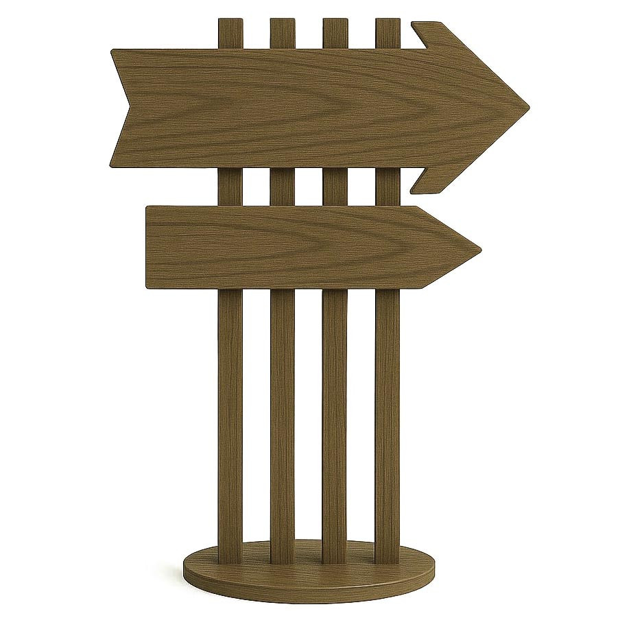 Підлогова стрілка-покажчик "Сотоме" палісандр Миколаїв - фото 1