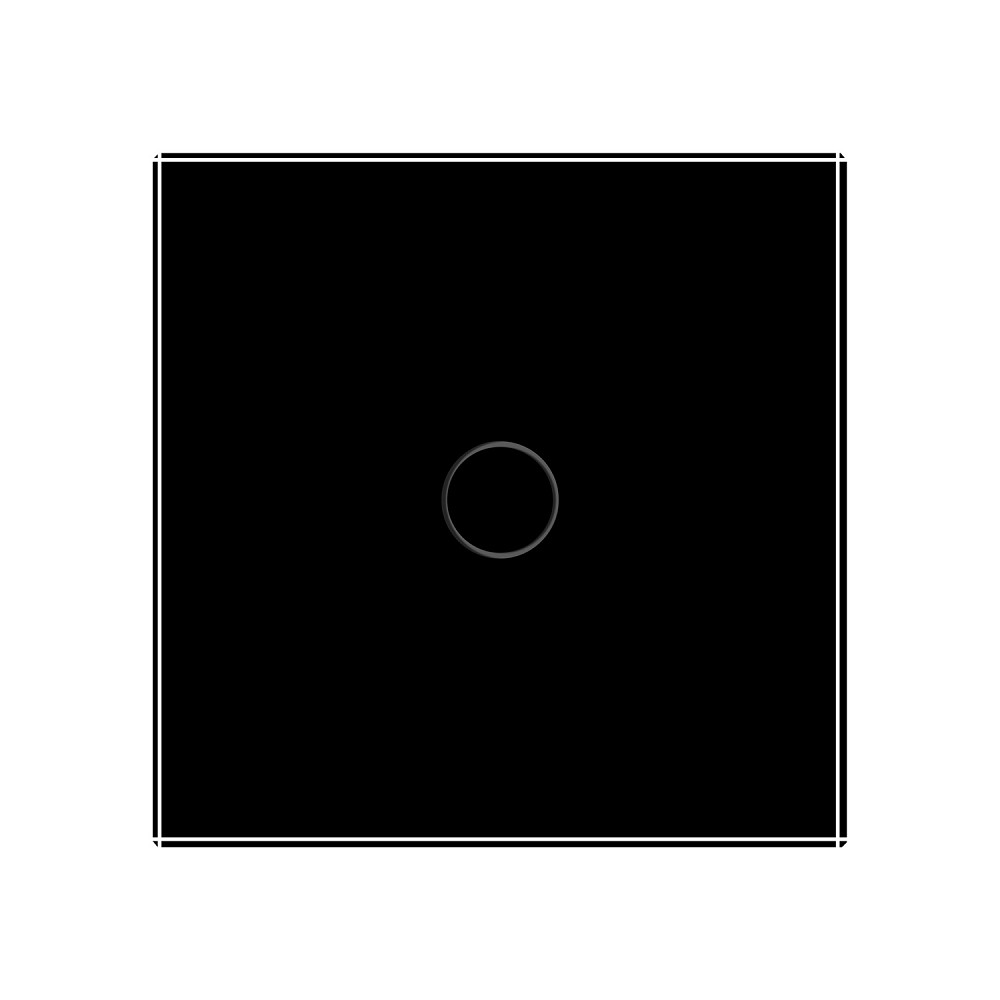 LIVOLO Розумний сенсорний ЕС вимикач 1 сенсор LIVOLO чорний матове скло Коломия - фото 6