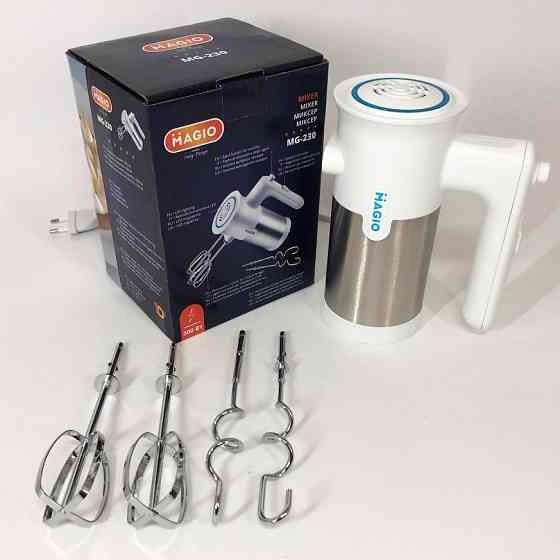 Міксер для замішування тіста ручний Magio MG-230, Міксер для кухонної роботи Портативний ручний KD-29 Івано-Франківськ