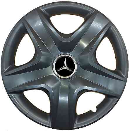 Автомобільні модельні ковпаки R16 SJS Mercedes-Benz 418 4шт, чорні Київ