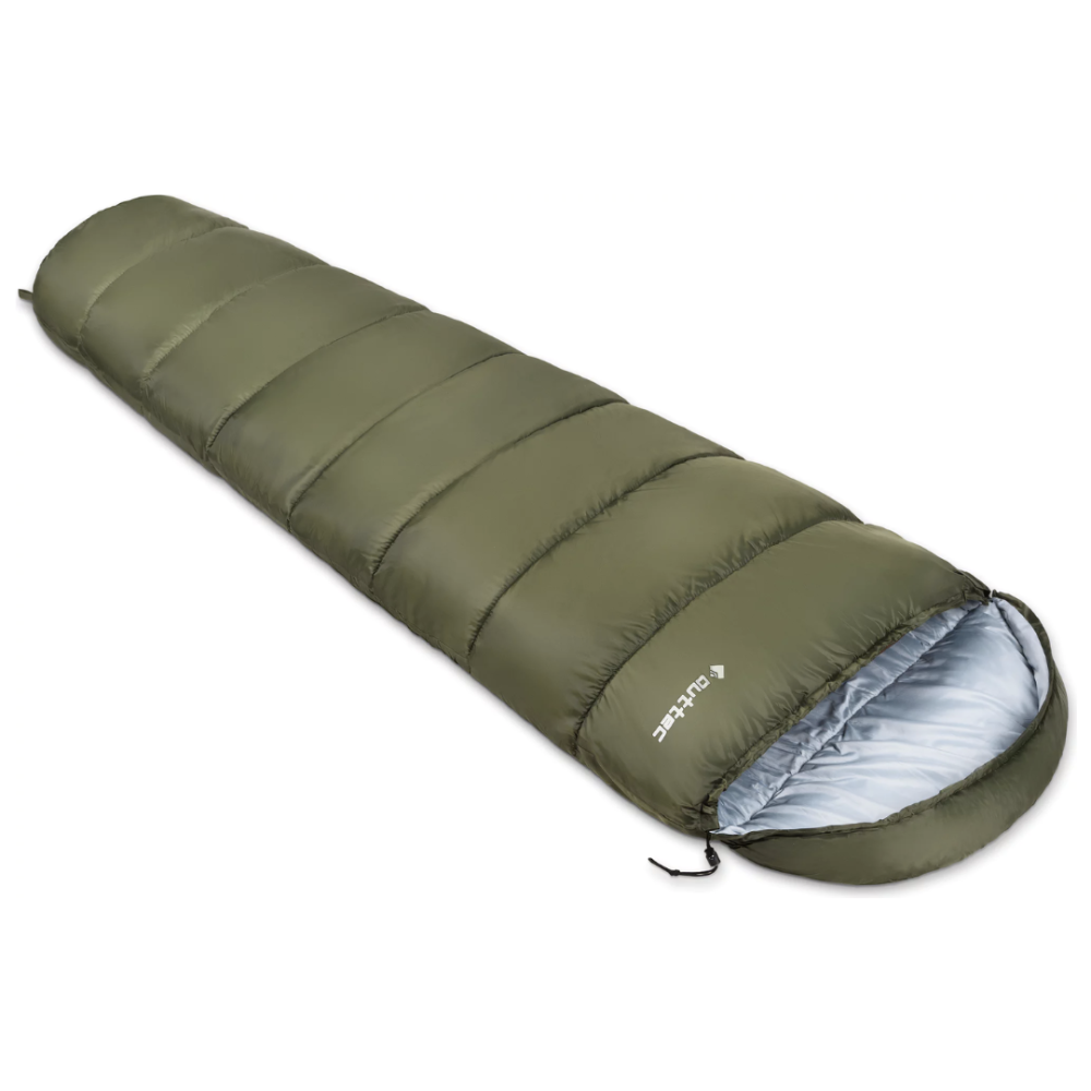 Спальний мішок кокон Outtec Mummy демісезон хакі Київ - фото 1