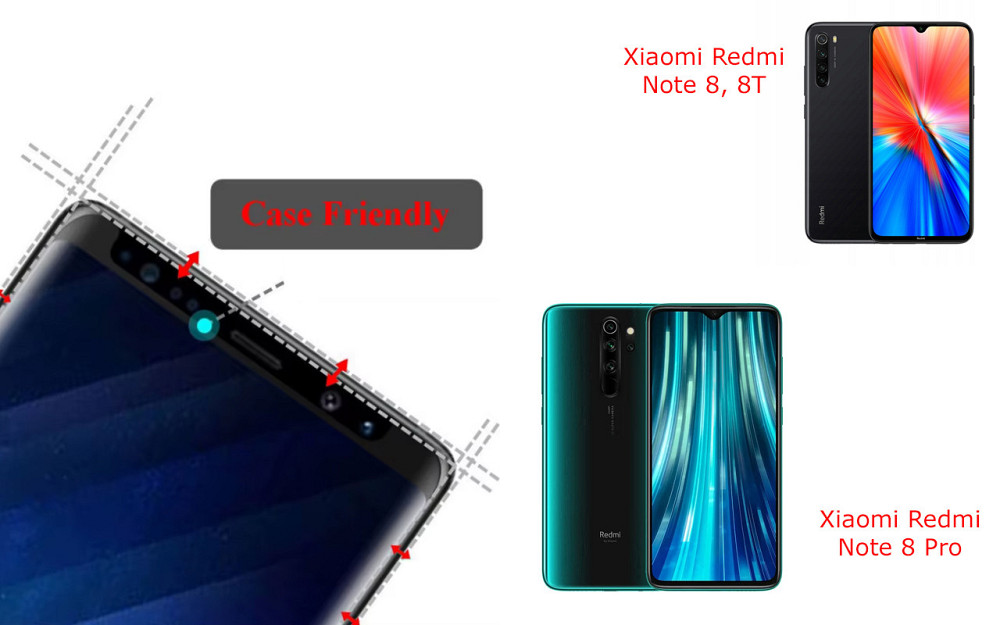 Захисне скло HyperGlass Pro для Xiaomi Redmi Note 8, 8T, 8 Pro – максимальна чутливість та захист Київ - фото 4