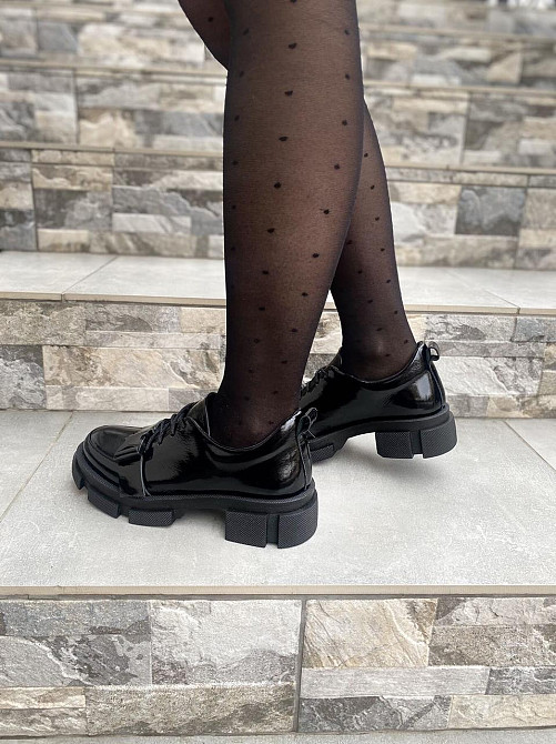 Sothby 's Туфлі жіночі Sothby 's M-832 чорні (весна-осінь, шкіра лакована) (4332) Коломыя - изображение 4