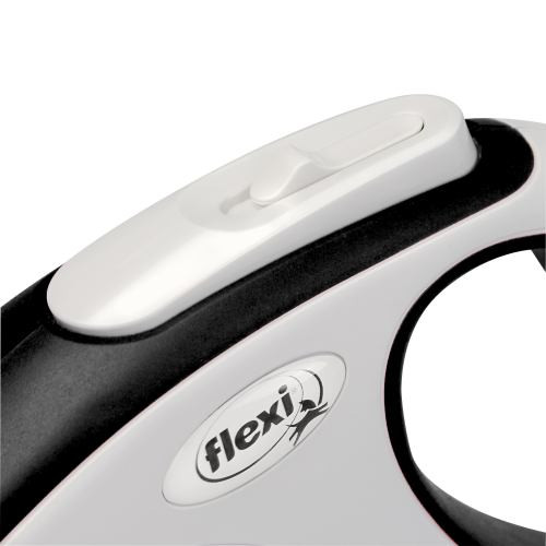 Повідець-рулетка Flexi для собак New Comfort стрічка чорна розмір S 5 м/ 15 кг Київ - фото 3