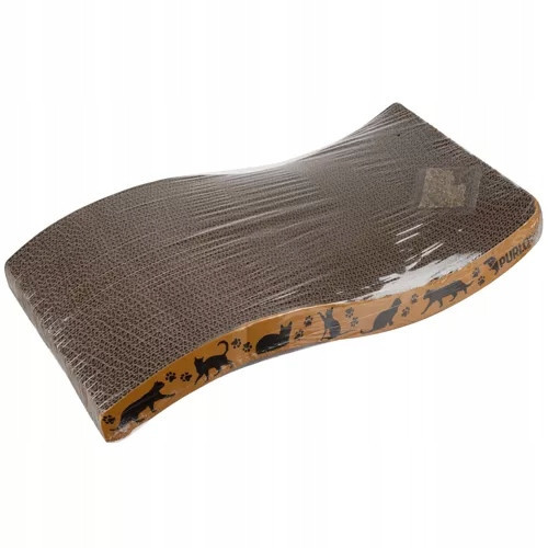 Когтеточка горизонтальная для кошек из картона Purlov (22037) Нововолынск - изображение 6