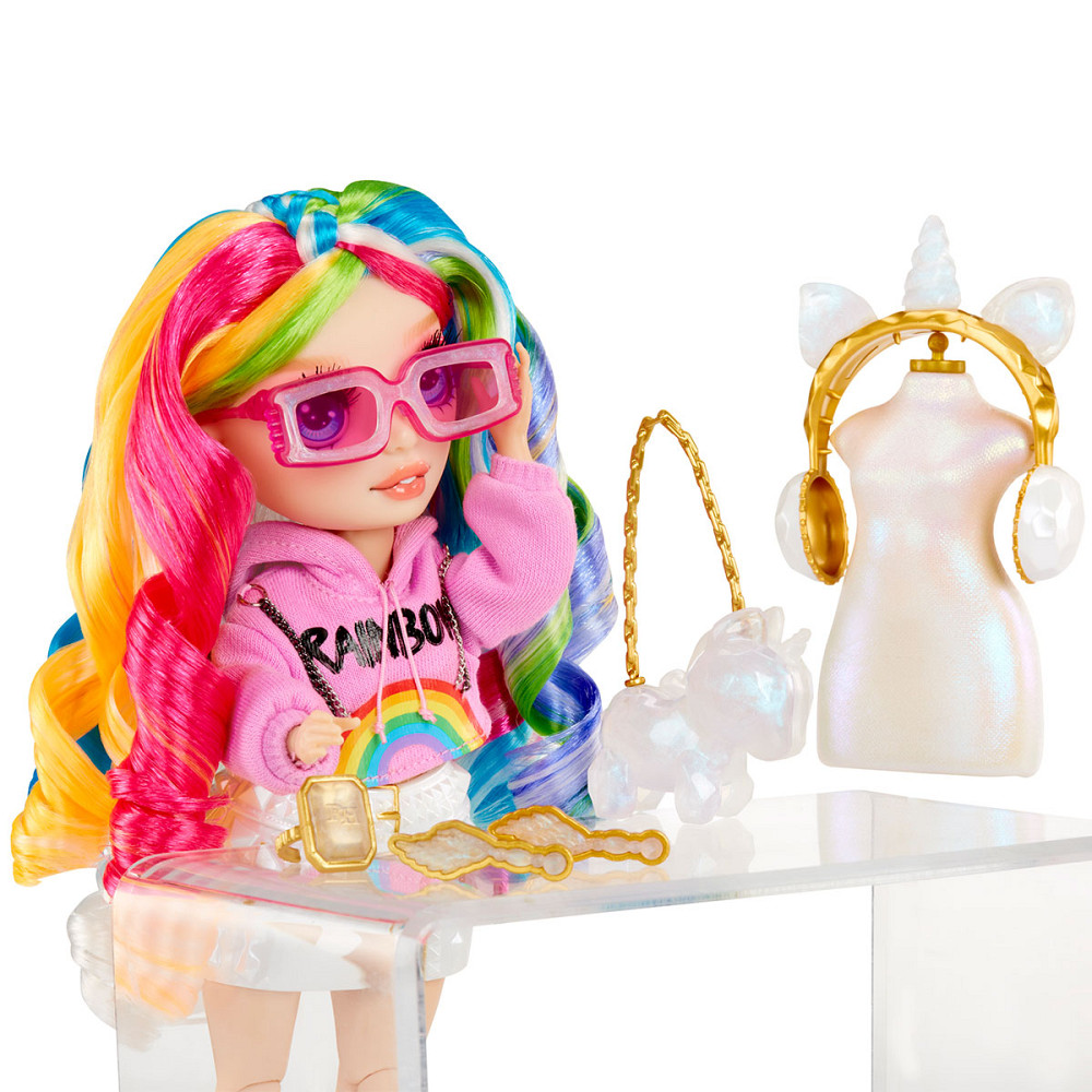 Ігровий набір з лялькою Rainbow High серії Creative Crystals - Амая Дніпро - фото 9