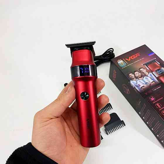 Набор для стрижки с зарядкой VGR V-987, Машинка для стрижки волос с акамулятором Триммер висков YJ-48 Львов