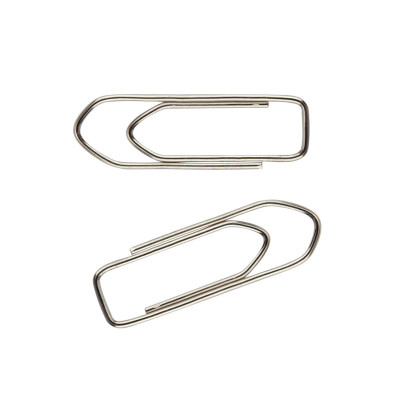 Скріпки канцелярські Axent п'ятикутні нікельовані 28мм 100шт (картонна упаковка) (4113-A) Вінниця - фото 1